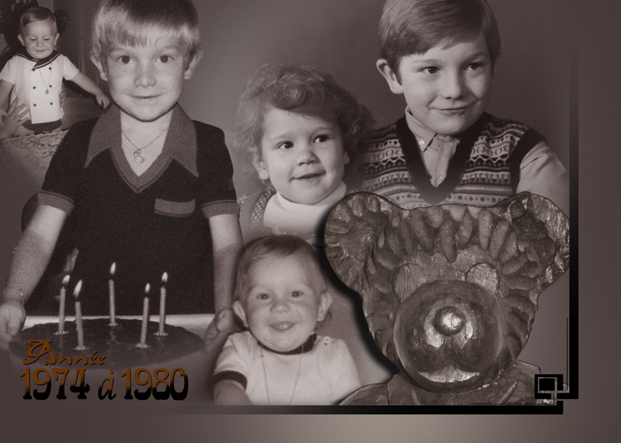  Raymond né le 25 juil. 1974 & sa soeur Alexandrine BONNAFFOUX, 5ème génération. 