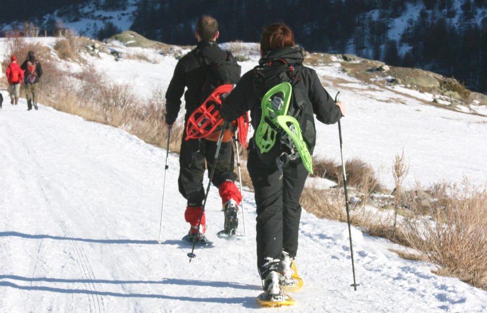  Hautes-Alpes, Névache Foncouverte, randonnée raquette. 